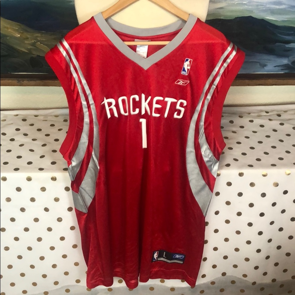 Houston rockets tracy McGrady Reebok nba jersey L